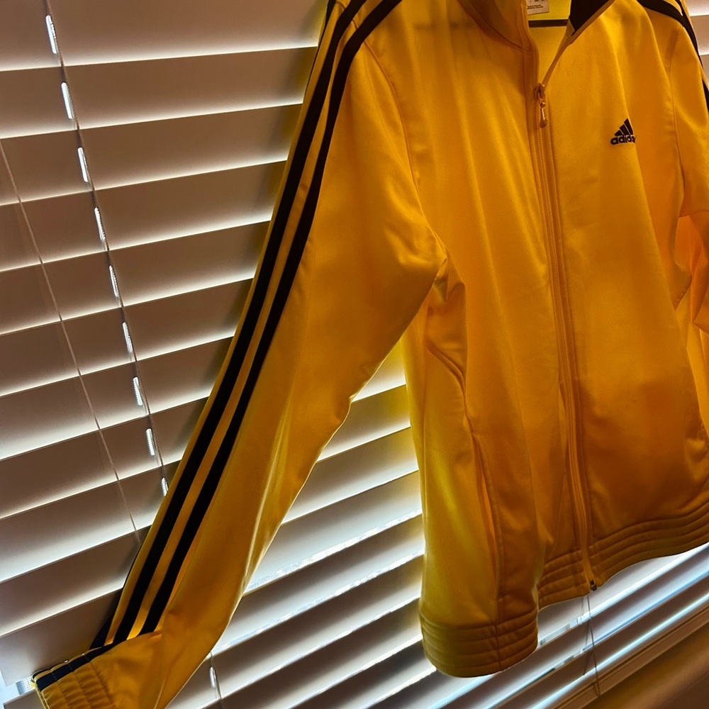 Adidas Yellow Track Jacket